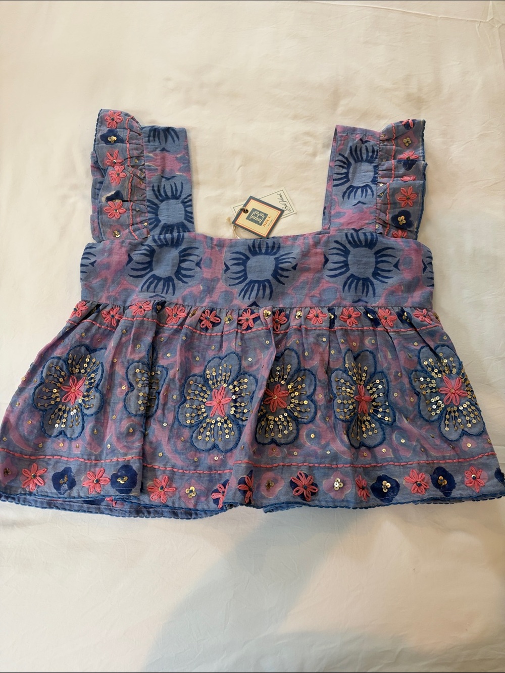 NWT BELL by Alicia Bell Lilac Top, size small